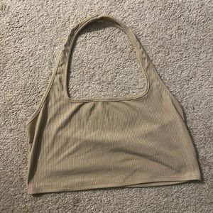 Beige Halter Top (Cropped)
-Only worn 1x before